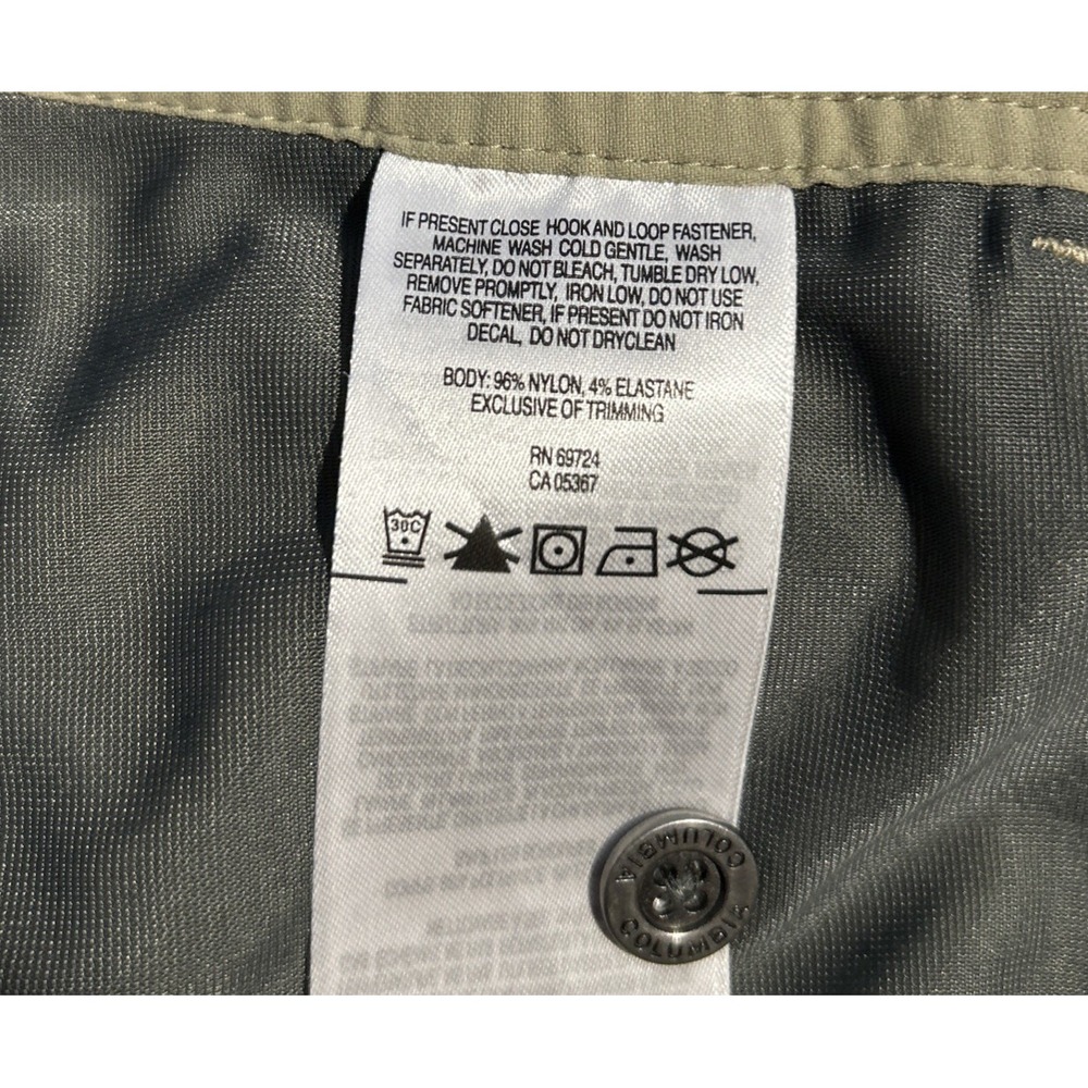 Columbia Omni Shield Advance Repellency Women's Size 10 Regular Beige Cargo Pant - Picture 7 of 10